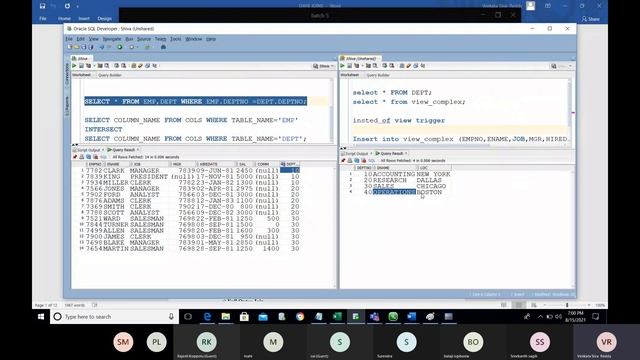 #SQL JOINS || ORACLE смотреть онлайн