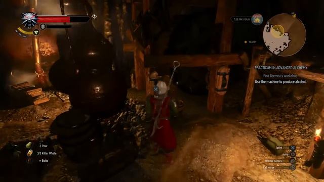 The Witcher 3 Wild Hunt Produce Alcohol Practicum In Advanced Alchemy смотреть онлайн
