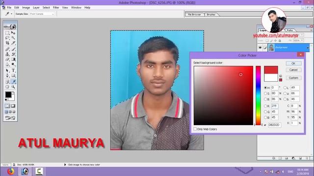 Create Passport Size Photo with Name and Date ? नाम और दिनाँक वाली पासपोर्ट साइज फोटो कैसे बनाते है смотреть онлайн