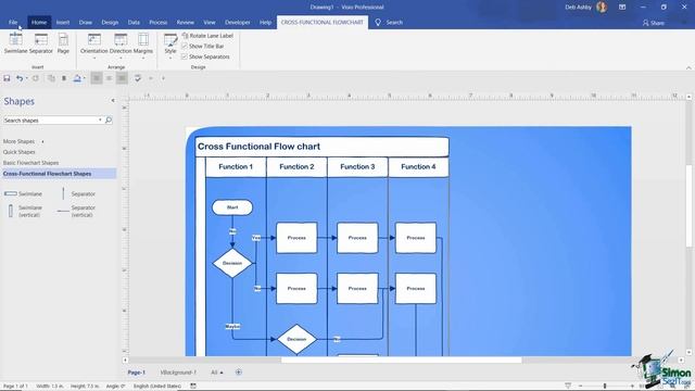 Creating a Custom Template in Microsoft Visio 2019 смотреть онлайн