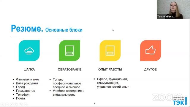Резюме: инструкция по составлению смотреть онлайн