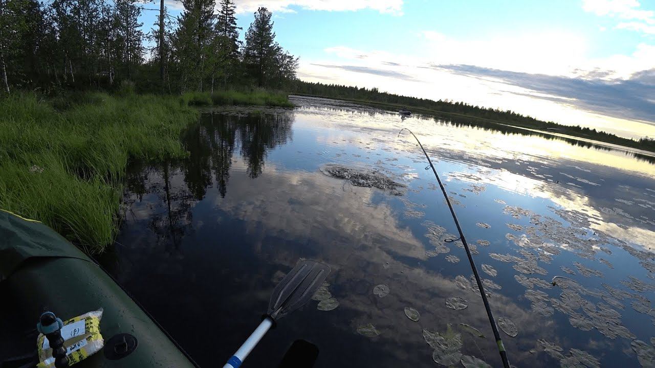 рыбалка на спиннинг вечером ,на красивом озере.часть первая. смотреть онлайн