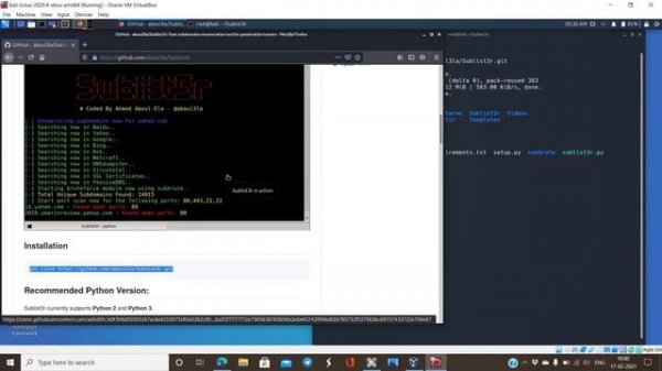 How to install "sublist3r" ? | Sublister | github