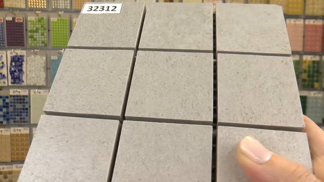 Серая мозаика из матового керамогранита смотреть онлайн