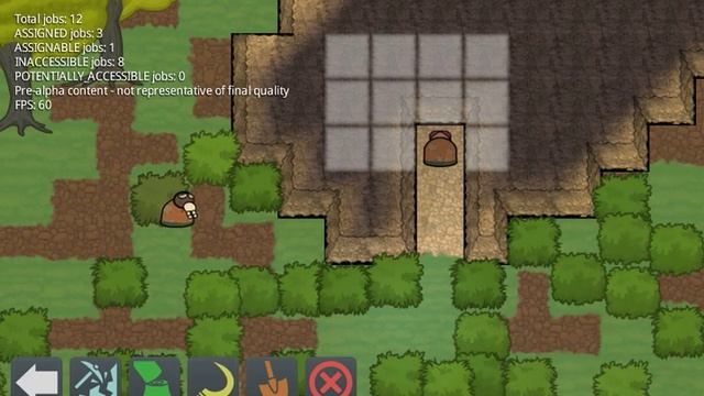 King under the Mountain Game Dev - First pass of mining смотреть онлайн