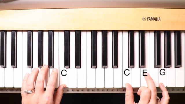 Away In A Manger (Key of C)//EASY Piano Tutorial смотреть онлайн