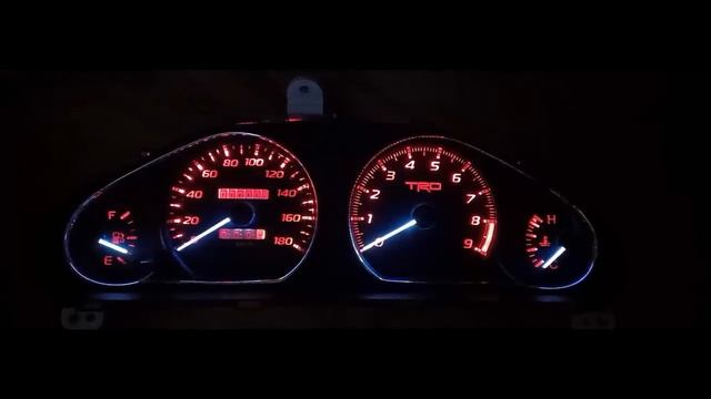 Стайлинг приборов Toyota Corolla Levin Ae111