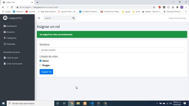 05 - Cómo proteger rutas de acuerdo al rol - Aprende a implementar un sistema de roles y permisos смотреть онлайн