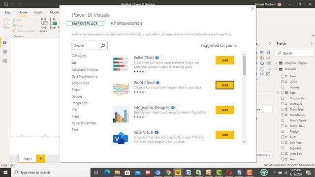 27 Power BI -Word Cloud Charts by #BIKnowledge Point, смотреть онлайн