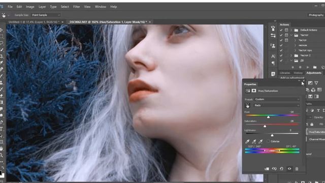 Photoshop Обработка фотографии (Цветокоррекция) смотреть онлайн