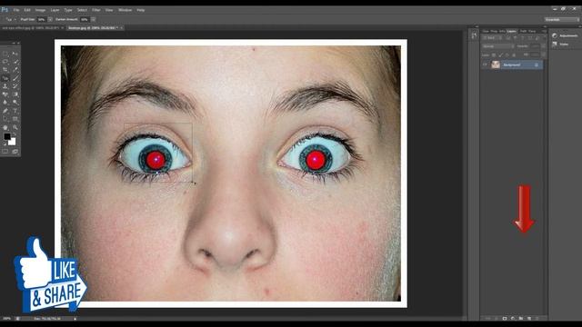 Adobe Photoshop for Beginners | Red Eye Tool | Class 8 Urdu / Hindi смотреть онлайн