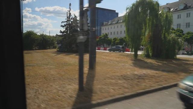 Poland, Bydgoszcz, tram 5 ride from Dworzec Autobusowy to Rondo Kujawskie смотреть онлайн