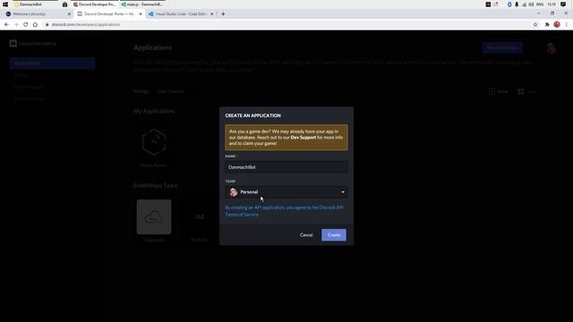 Пишем бота на Discord.js | #1 Установка и настройка смотреть онлайн
