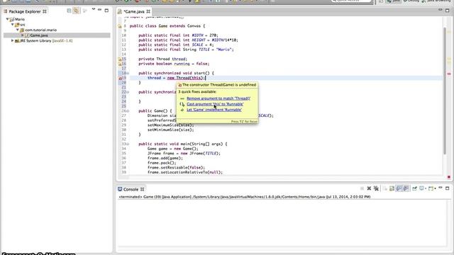 "Java Programming Tutorial" | "Super Mario Game" #5 | Threads смотреть онлайн