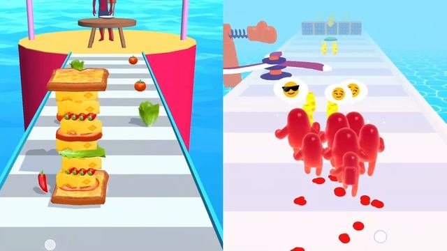 New Evolution: play 61588 Games in Join Blob Clash 3D, Sanwich Runner - Mobile Games Walkthrough смотреть онлайн