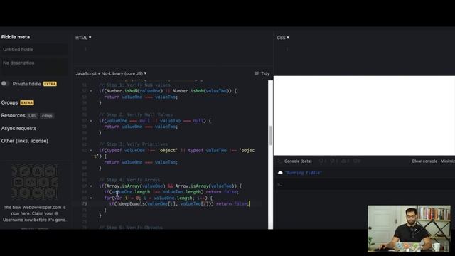 How to build Deep Equals Function in Javascript - Frontend Interview Question смотреть онлайн