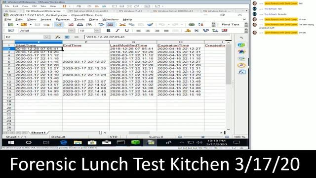Forensic Lunch Test Kitchen 3/17/20 смотреть онлайн