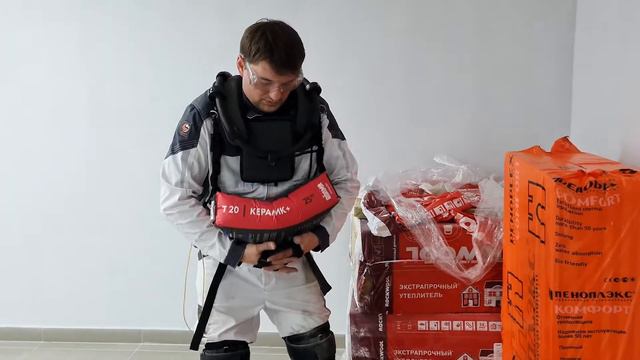 Промышленный экзоскелет модуль ПЭ7-Спина для экспедиторов. смотреть онлайн