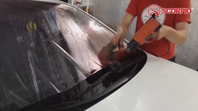 Тонировочная плёнка Scorpio Hameleon 90 на Hyundai Solaris смотреть онлайн