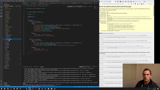 Portfolio Build | Backend #3 - Noob Web Developer Builds His Portfolio Website { React, Django } смотреть онлайн