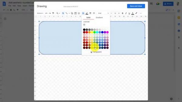 How to Create Pretty Tables in Google Docs Using Aesthetic Rounded Corners