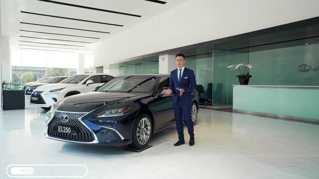 Lexus ES 250 Màu Xanh Dương Đậm (Deep Blue Mica - 8X5) Màu Xanh Của Trời, Biển, Của Ước Mơ, Hy Vọng