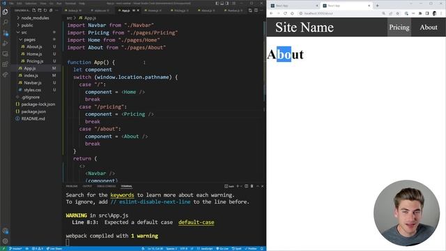 How To Create A Navbar In React With Routing смотреть онлайн