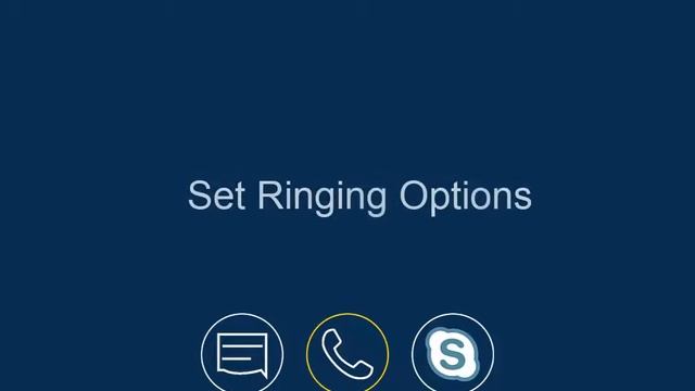 Mac - Skype Ringing Options