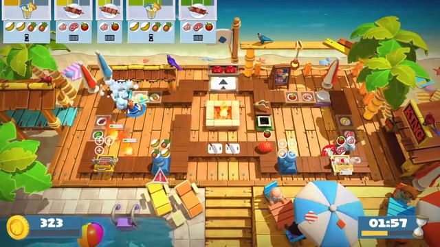 Overcooked 2 Surf N Turf Level 3-2