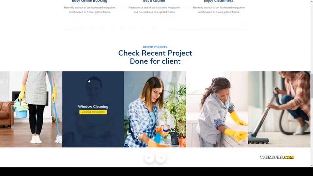 Momotani Cleaning Services WordPress Theme office cleaning corporate смотреть онлайн