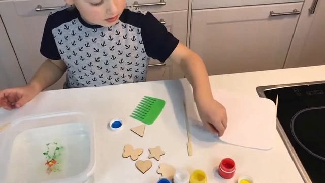 Рисуем на ВОДЕ!! смотреть онлайн