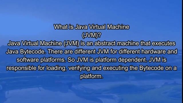 What is Java virtual machine ? смотреть онлайн