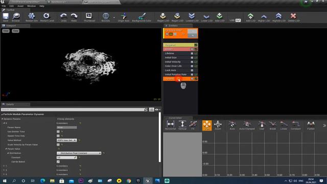 Ue4 частицы каскад / эффекты в играх / динамический параметр в частицах Ue4 / Unreal Engine 4