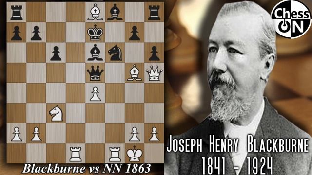 Game of the Day! Blackburne vs NN 1863 смотреть онлайн