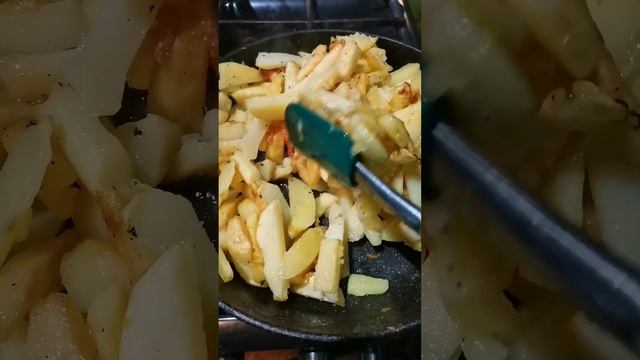 картошка жареная с лесными грибочками смотреть онлайн