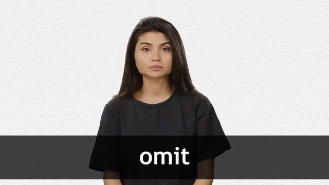 How to pronounce OMIT in American English смотреть онлайн