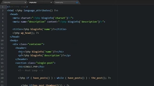 get_header, get_sidebar, get_footer, header.php, sidebar.php, footer.php смотреть онлайн