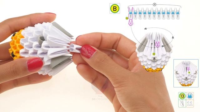 ORIGAMI 3D - JEDNOROŻEC (UNICORN)