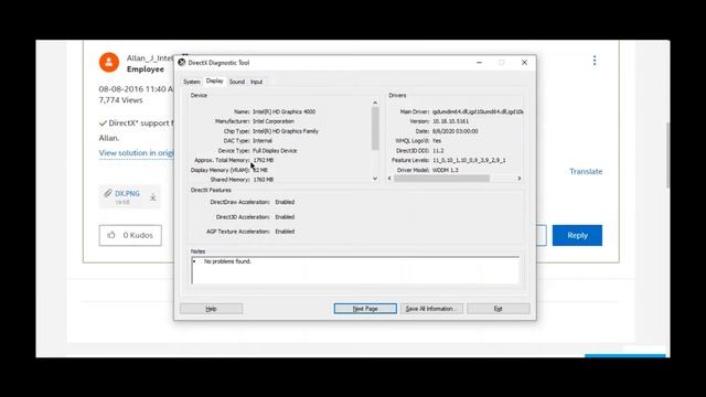 Does Intel HD 4000 support Directx 12? смотреть онлайн