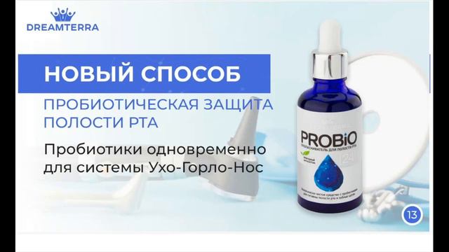 Что такое пробиотический ополаскиватель DreamTerra PROBIO24? 24.05.2022