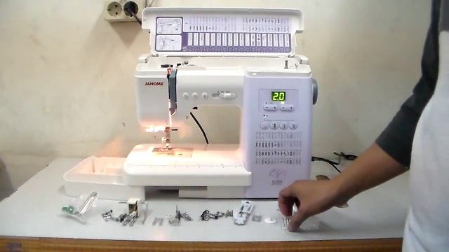Janome 6260qc (Part 3 Penjelasan fitur mesin jahit janome 6260QC) смотреть онлайн