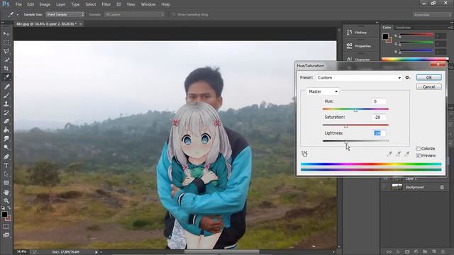 [Photoshop] Cara Foto Bareng Anime Atau Waifu Kalian, JOMBLO NGENES :'( смотреть онлайн