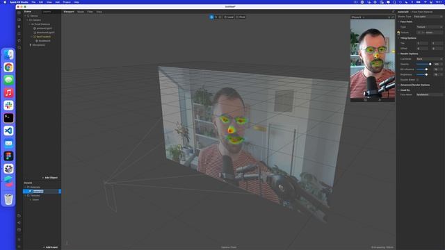 How to make an animated clown mask Instagram filter with Spark AR смотреть онлайн