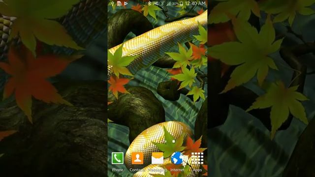Snake Peek - 3D Snake Live Wallpapers смотреть онлайн