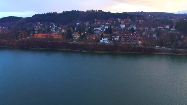 Lake Pancharevo Phantom 3 / Панчаревско езеро от високо смотреть онлайн