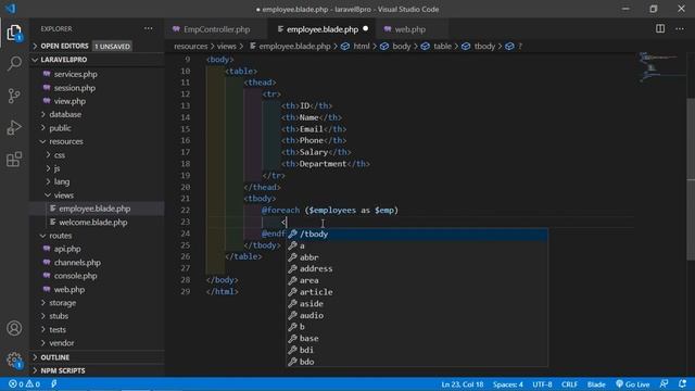 Laravel 8 Tutorial - Export Data in PDF смотреть онлайн