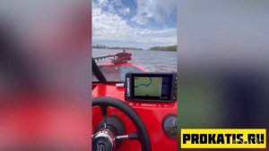 Триера 42. Тест на Волге. Первый раз за штурвалом такой лодки.