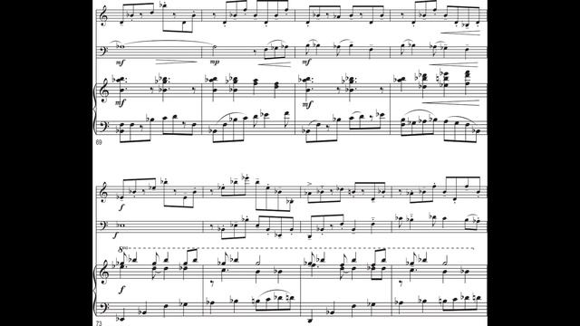 Adrienne Albert - Ode to Piazzola for Piano Trio [Score-Video] смотреть онлайн