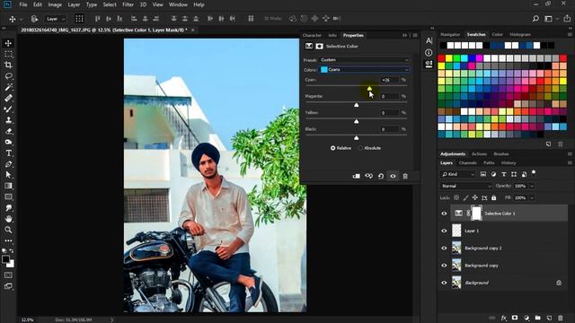 Camera Raw Color Grading | Photoshop CC 2018 Tutorial смотреть онлайн
