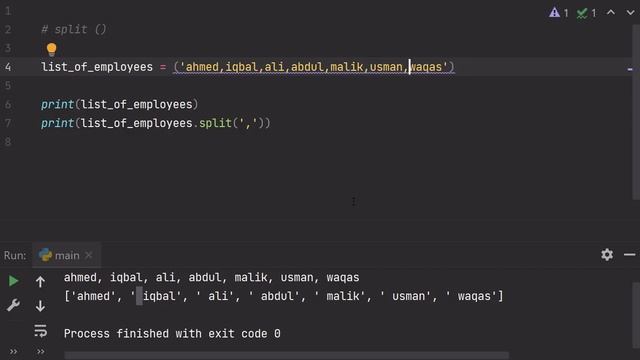Pyhotn - String Split Method смотреть онлайн